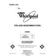 WHIRLPOOL MW8650XS0 Catálogo de piezas