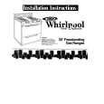 WHIRLPOOL SF3000SRW0 Manual de Instalación
