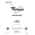 WHIRLPOOL LE5720XSW1 Catálogo de piezas