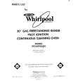 WHIRLPOOL SF330PSKW0 Catálogo de piezas