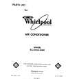 WHIRLPOOL ACE184XM0 Catálogo de piezas