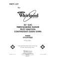WHIRLPOOL SF330PSRW0 Catálogo de piezas