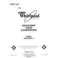 WHIRLPOOL MH6700XV1 Catálogo de piezas