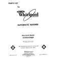 WHIRLPOOL LA9800XMW0 Catálogo de piezas