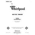 WHIRLPOOL EV200NXKW2 Catálogo de piezas