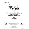 WHIRLPOOL SF010ESRW0 Catálogo de piezas