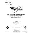 WHIRLPOOL SF395PEPW0 Catálogo de piezas