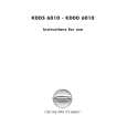 WHIRLPOOL KDDS 6010 Manual de Usuario