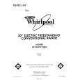 WHIRLPOOL RF310PXVG2 Catálogo de piezas