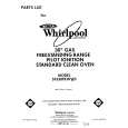 WHIRLPOOL SF330PEWW3 Catálogo de piezas