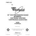 WHIRLPOOL SF5340ERN6 Catálogo de piezas