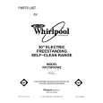 WHIRLPOOL RF375PXXW2 Catálogo de piezas