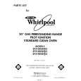 WHIRLPOOL SF3100SRW4 Catálogo de piezas